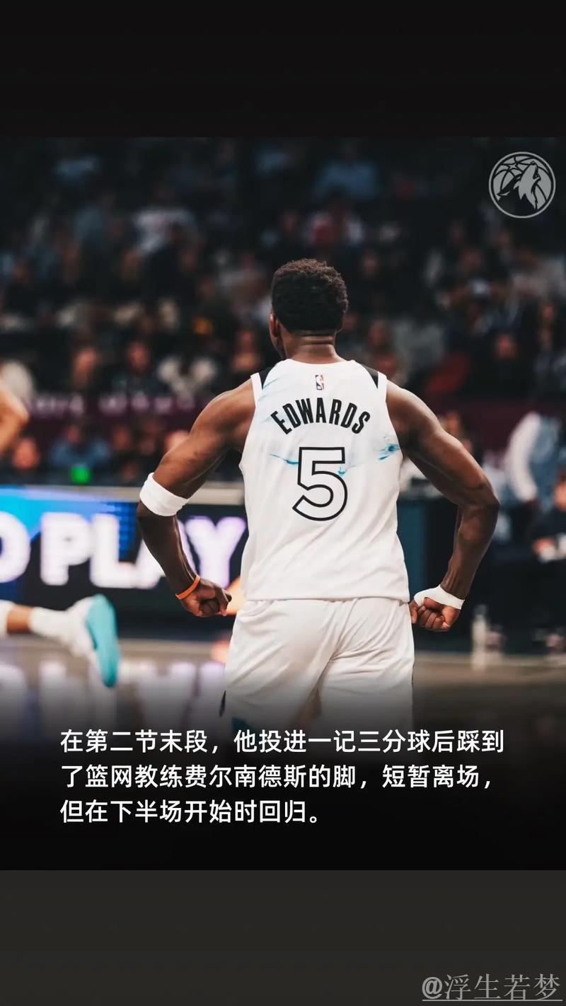 NBA-爱德华兹闪耀28分戈贝尔砍双20 森林狼轻松击败篮网 NBA-爱德华兹闪耀28分戈贝尔砍双20 森林狼轻松击败篮网