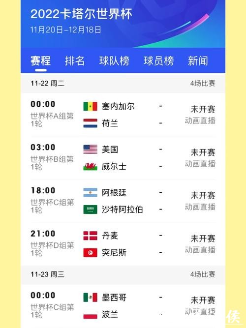 最新足球世界杯直播时间表一览 最新足球世界杯直播时间表一览